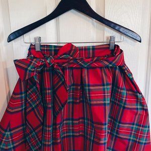 Vineyard Vines Plaid Bow Skirt